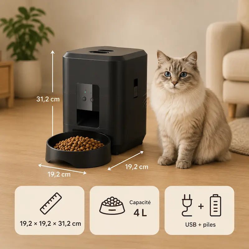 Distributeur automatique de nourriture connecté