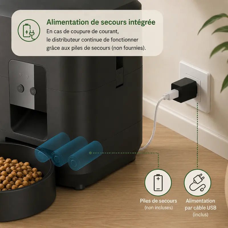 Distributeur automatique de nourriture connecté