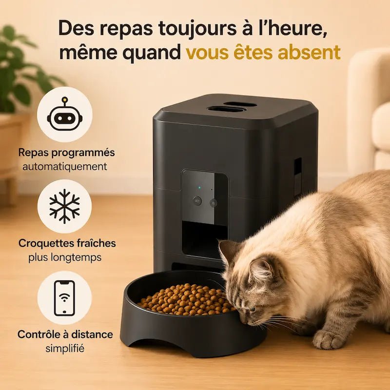 Distributeur automatique de nourriture connecté