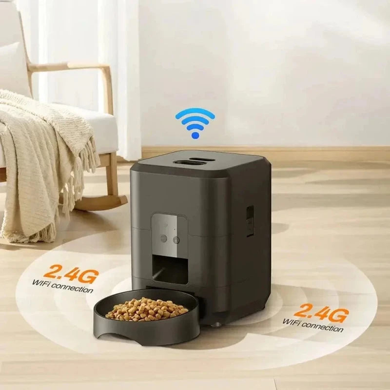 Distributeur automatique de nourriture connecté